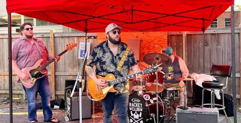 Feels like more than a 3 man band, With every note that’s played and sung,  The music’s putty in their hands, Down at Cooper Young.  Written about 3 Man Band Playing at Cooper-Young Festival in Memphis, Tennessee