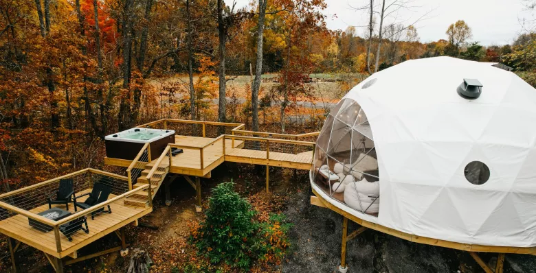 Glamping dome at Your Glamping Adventure in Smithville TN