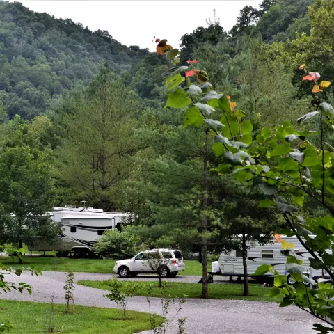 Mountain Pass Campground on the Powell River.