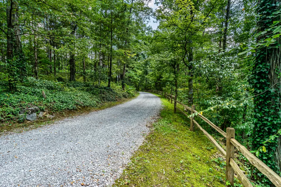 Driveway to property