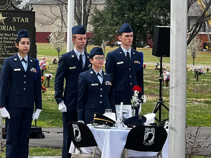 Orange Heart Memorial, MIA/POW JROTC Presentation