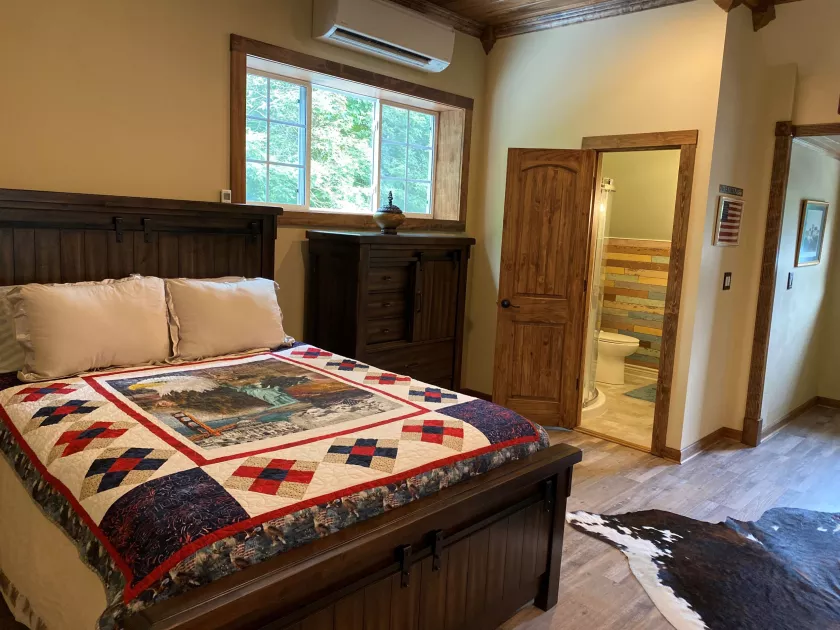 Guest room at Neal Creek Ranch
