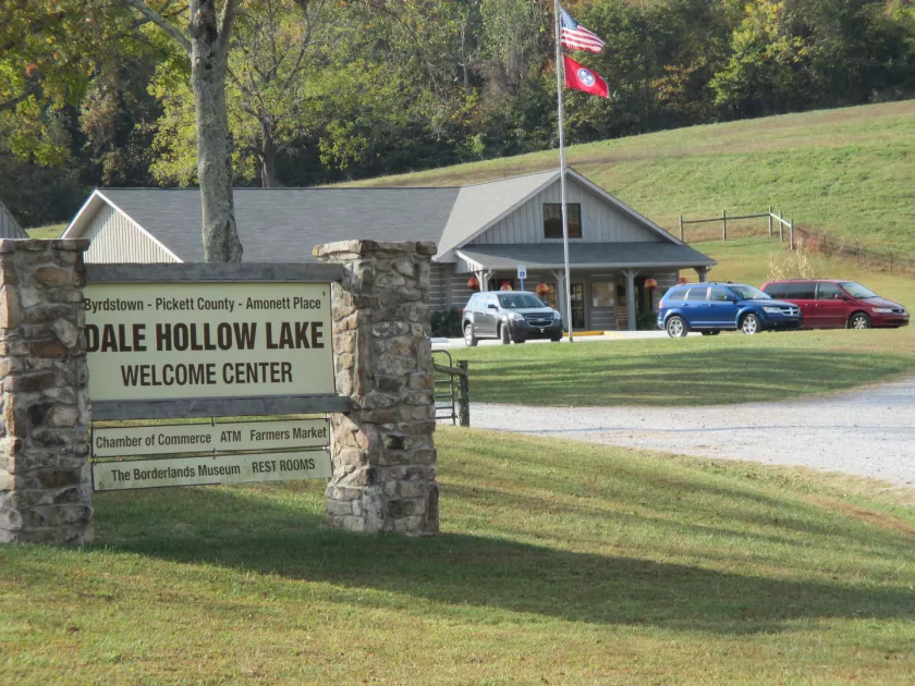 Dale Hollow Lake Welcome Center, Byrdstown, TN - source for the local driving tour maps and home of The Borderlands Exhibit featuring local Civil War information.
