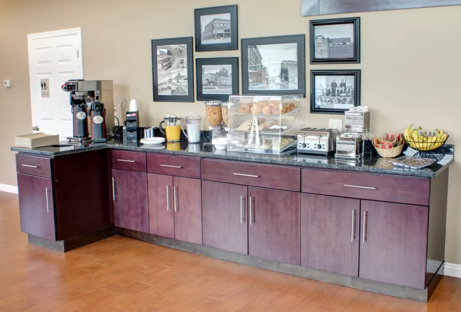 Breakfast set up